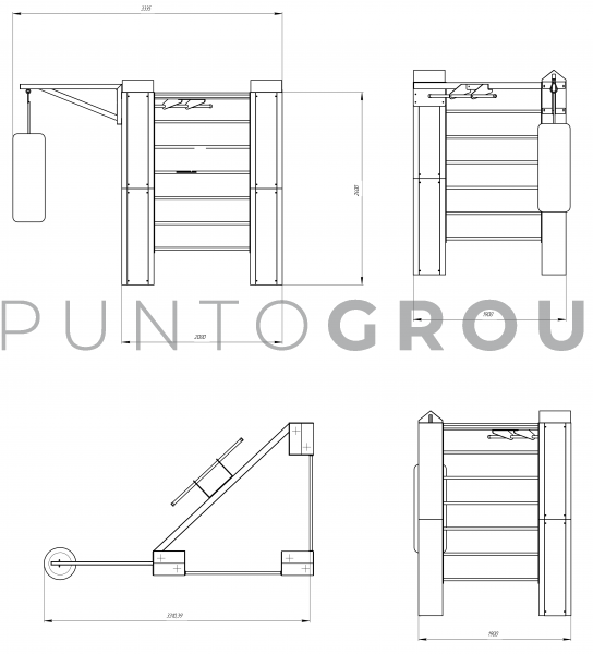 Рама Пунтофит/Punto Fit - 2 метра