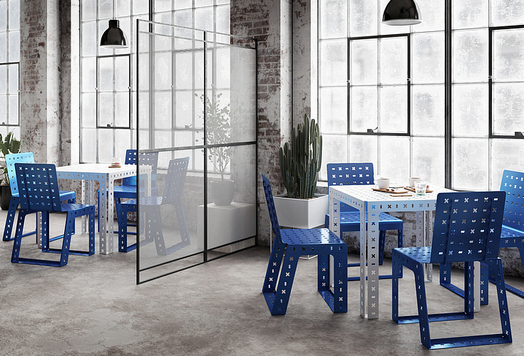 Design Milk рассказал о коллекции городской мебели Punto Design x Karim Rashid