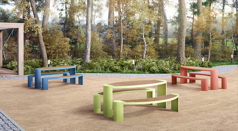 Design Milk рассказал о коллекции городской мебели Punto Design x Karim Rashid
