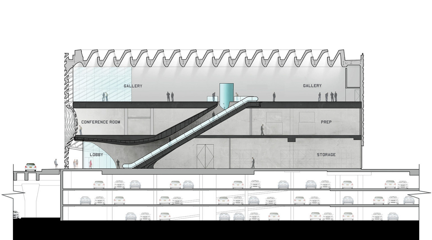 Необыкновенный музей искусств The Broad в Лос-Анджелесе