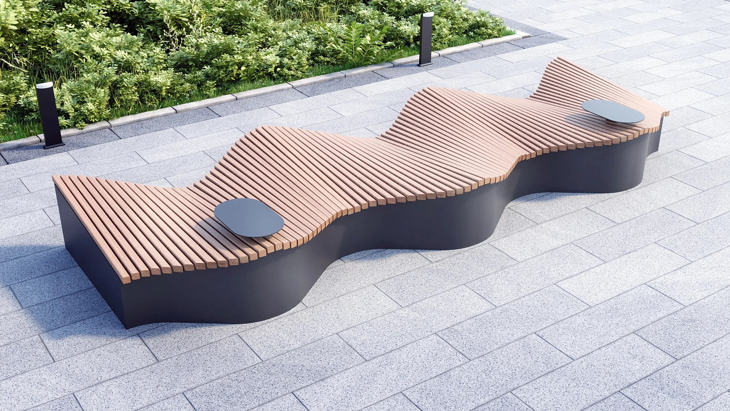 Design Milk рассказал о коллекции городской мебели Punto Design x Karim Rashid